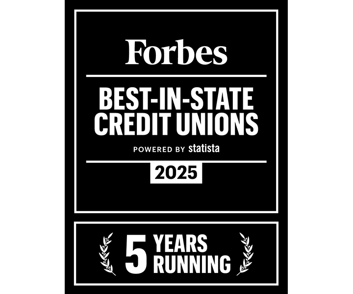 Forbes 2025 Best-In-State Credit Unions - 5 Years Running
